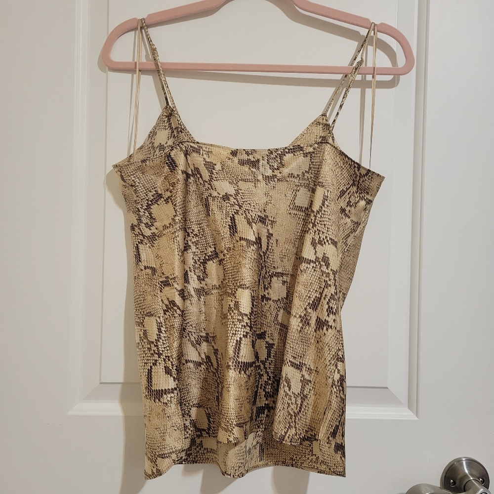 NWT Banana Republic Bliss Silk Camisole Python S - Picture 9 of 12